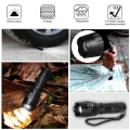 T6 1000lumens aluminium alloy waterproof torch adjustable tactical flashlight